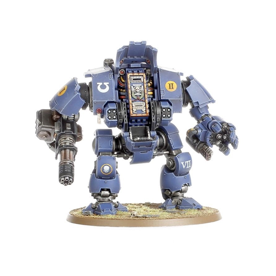 Warhammer 40,000 Space Marines Primaris Redemptor Dreadnought Kit – Multi-Part Plastic Model with Weapons Options, 90mm Base & Transfer Sheet – Highly Customizable Tabletop Miniature