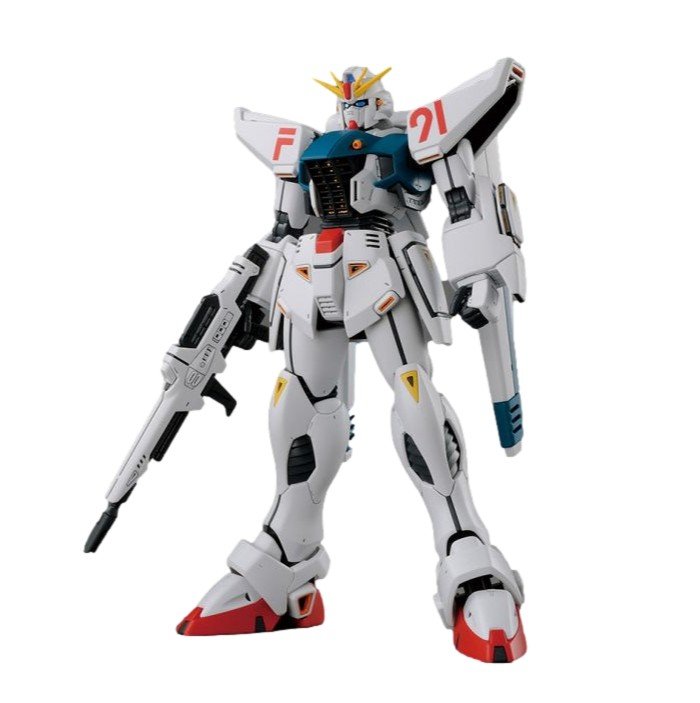 Bandai MG 1/100 Gundam F91 Ver. 2.0 Model Kit – Master Grade Gunpla Plastic Model Building Kit for Collectors & Fans