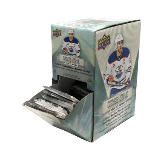 2026/27 Upper Deck Series 1 Hockey Gravity Feed Box – NHL Trading Cards, Chase Young Guns Rookies, Inserts, Parallels, Factory Sealed