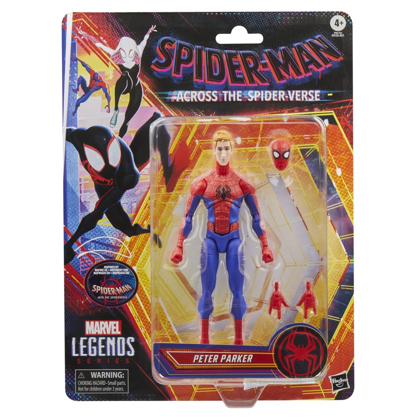 Peter Parker Marvel Legends Series Spider-Man Across The Spider-Verse Collectible 6-Inch Action Figure