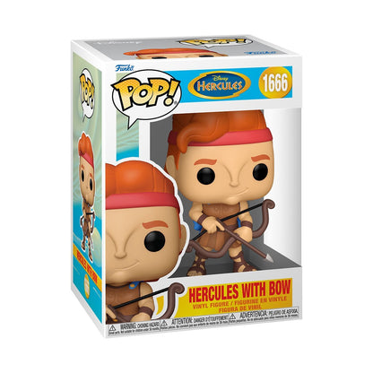 Hercules with Bow #1666 Funko Pop! Disney Hercules - Approx. 4 1/4" Collectible Vinyl Figure Bundled with Display Box Protector Case - Estimated Arrival: Jan. 2026 (PRE-SALE)