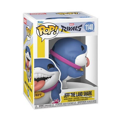 Jeff the Land Shark #1140 Funko Pop! Marvel Rivals - Approx. 3 3/4" Collectible Vinyl Figure Bundled with Display Box Protector Case - Estimated Arrival: Oct. 2025 (PRE-SALE)