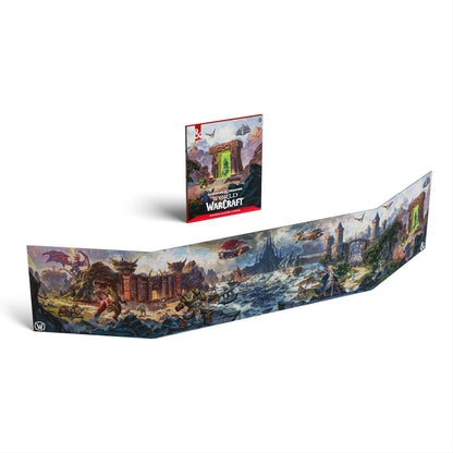 Dungeons & Dragons World of Warcraft Dungeon Master's Screen, DM Screen with Azeroth Artwork, Quick-Reference Rules, Encounters, Faction Renown & Combat Information, Tabletop RPG Accessory (PREORDER - Release Date November 17, 2026)