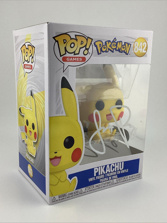Funko Pop! Vinyl: Pokémon - Pikachu Signed Jason Paige #842