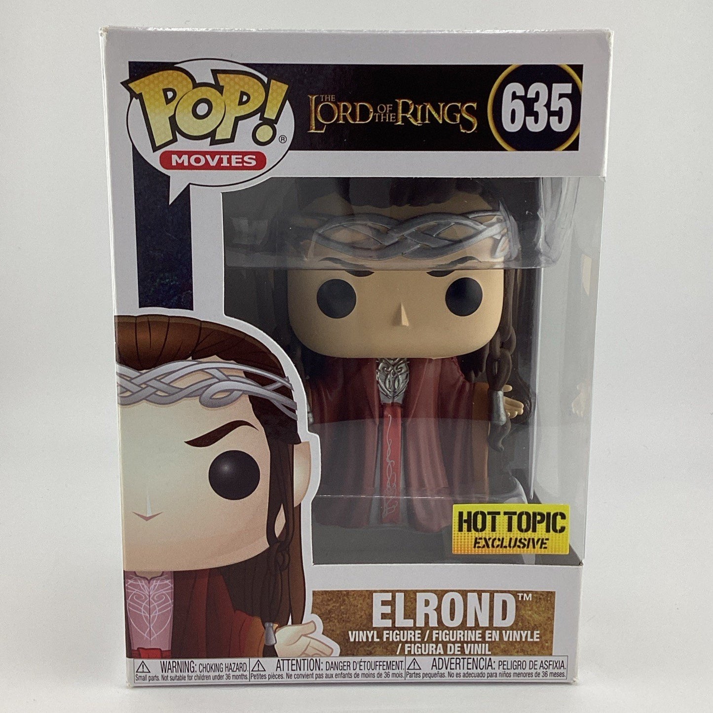 Funko Pop! Vinyl: The Lord of the Rings - Elrond - Hot Topic (Exclusive) #635