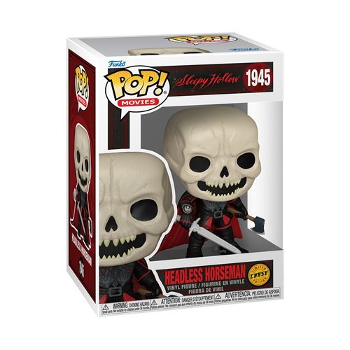 Headless Horseman #1945 Funko Pop! Movies Sleepy Hollow - Approx. 4" Chase Limited Edition Collectible Vinyl Figure Bundled with Display Box Protector Case - Estimated Arrival: Oct. 2025 (PRE-SALE)