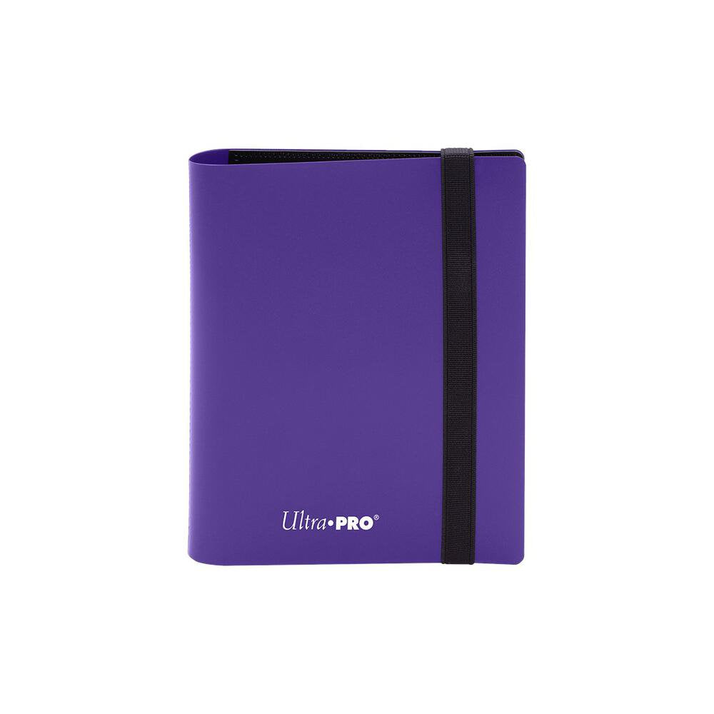Ultra PRO Binder 4 Pocket Purple trading card binder album with 160 card capacity side loading card storage binder