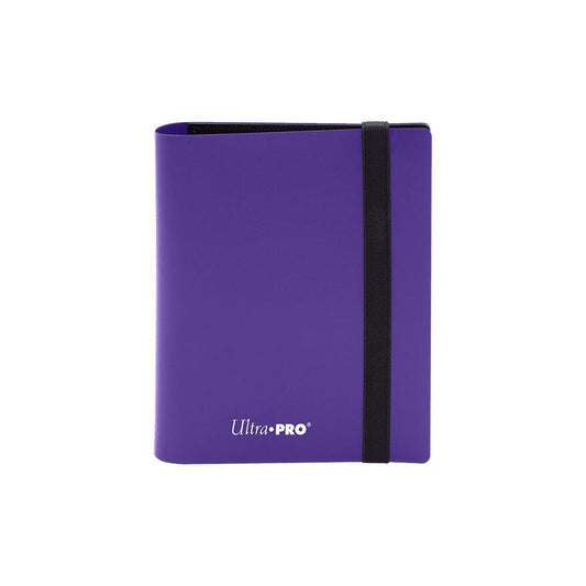 Ultra PRO Binder 4 Pocket Purple trading card binder album with 160 card capacity side loading card storage binder