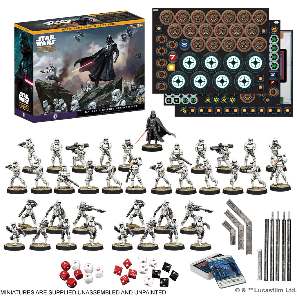 Star Wars Legion Galactic Empire Starter Set Miniatures Strategy Game PRE-ORDER