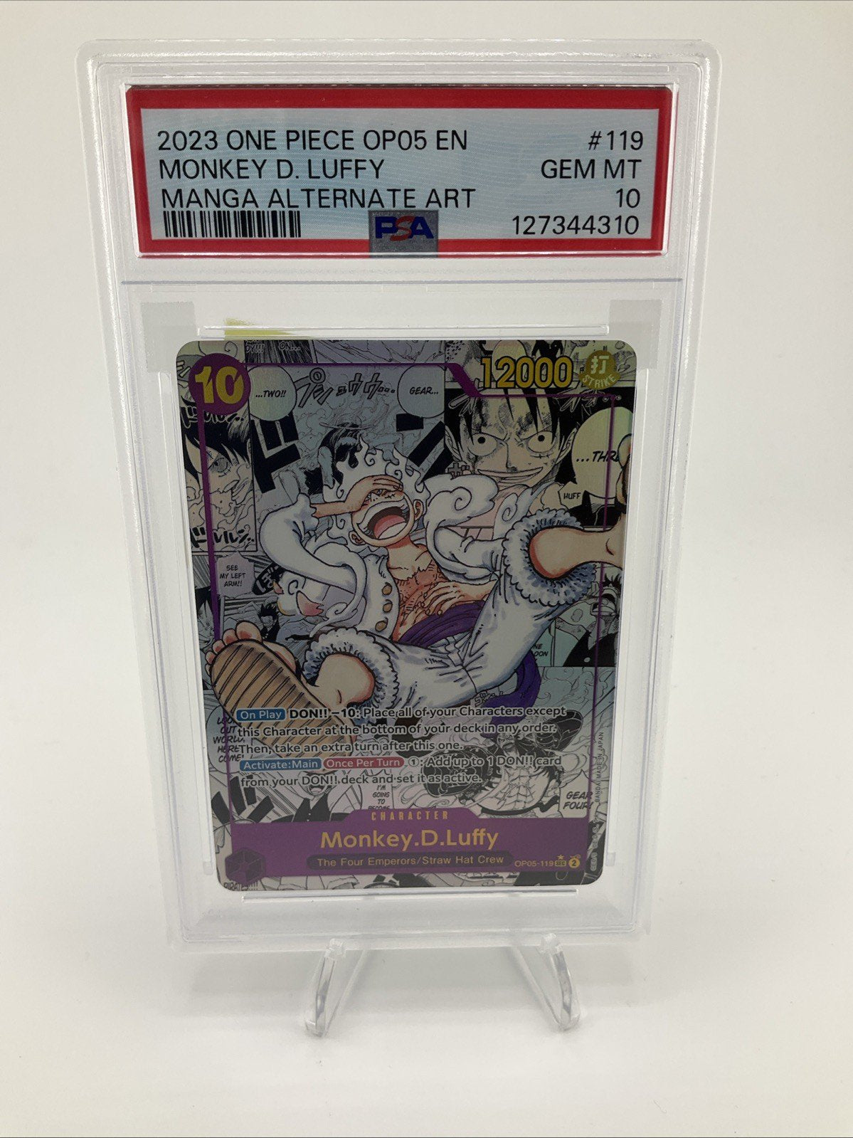 Monkey.D.Luffy (119) (Alternate Art) (Manga) OP05-119 Awakening of the New Era