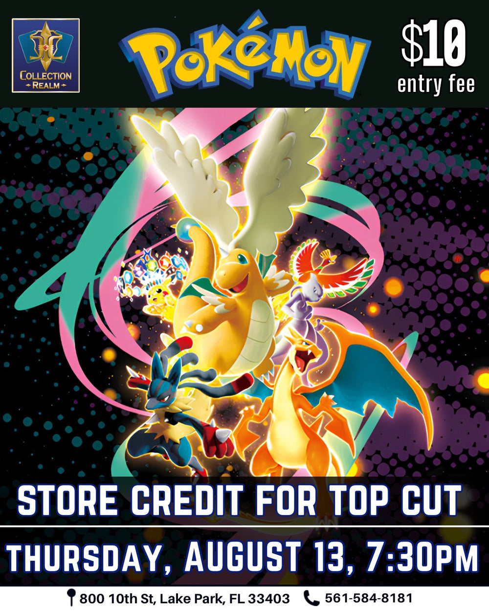Pokémon TCG Tournament – August 13, 2026 (Thursday 7:30 PM)