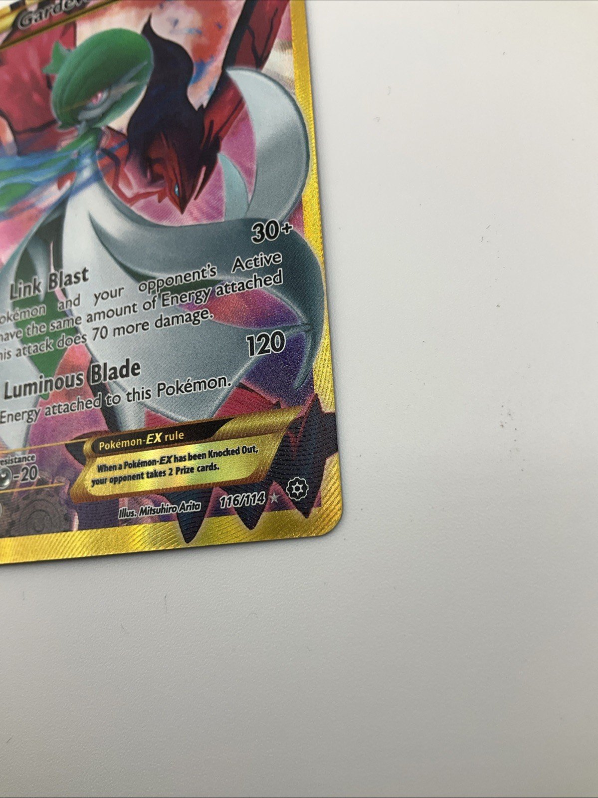 Pokemon TCG Gardevoir EX Secret 116/114 XY-Steam Siege Holo Card NM