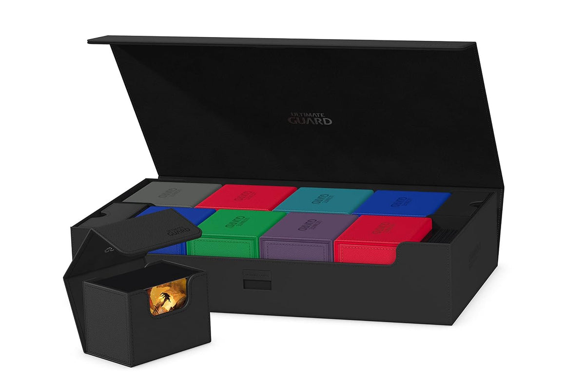 Ultimate Guard Omnihive 1000+ Black Deck Case for 1000 Double-Sleeved Cards with 2 Trays