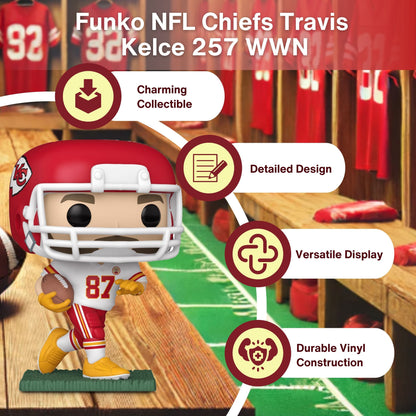 Travis Kelce Funko Pop! Football NFL Chiefs - Vinyl Figure #257 with Window Display Box