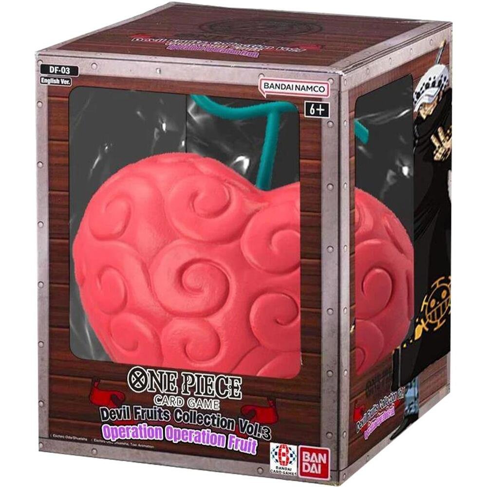 One Piece TCG Devil Fruit Collection Vol.3 Box Set with OP12 Booster Packs and Sleeves