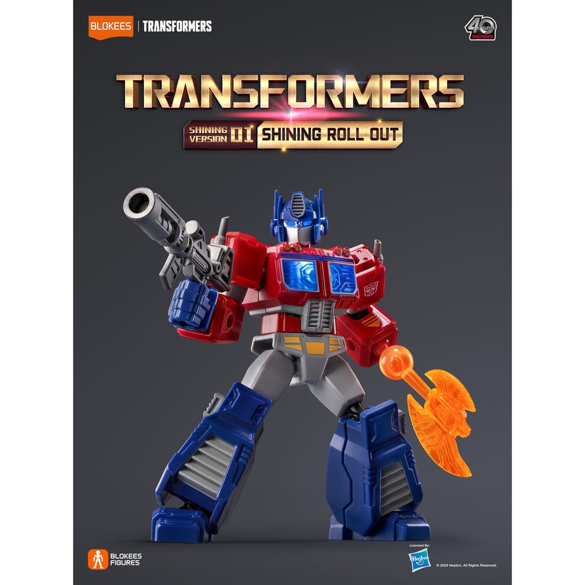 Transformers Shining Version 1 Shining Roll Out Blokees Mini Model Kit PRE-ORDER