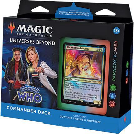Magic The Gathering Universes Beyond Doctor Who Paradox Power Commander Deck MTG