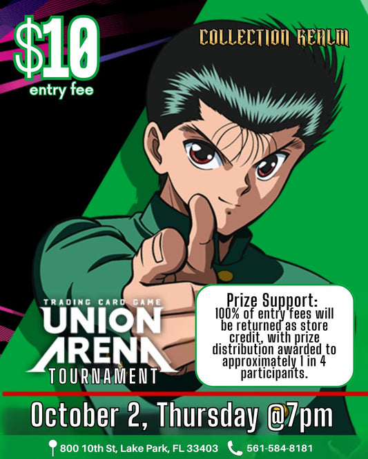 Union Arena TCG Tournament – Thursday, October 2, 2025 at 7:00 PM