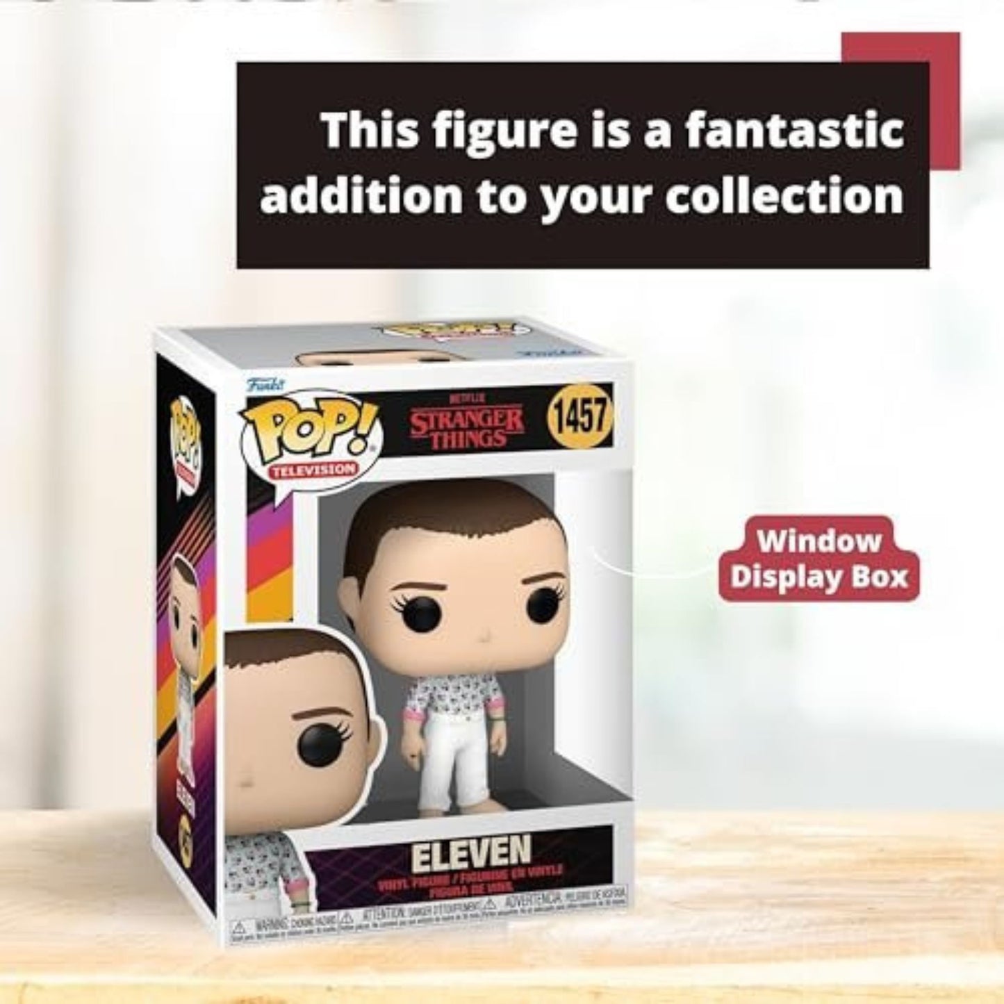 Eleven Funko Pop! Stranger Things - Vinyl Figure # 1457 with Display Box Protector Case