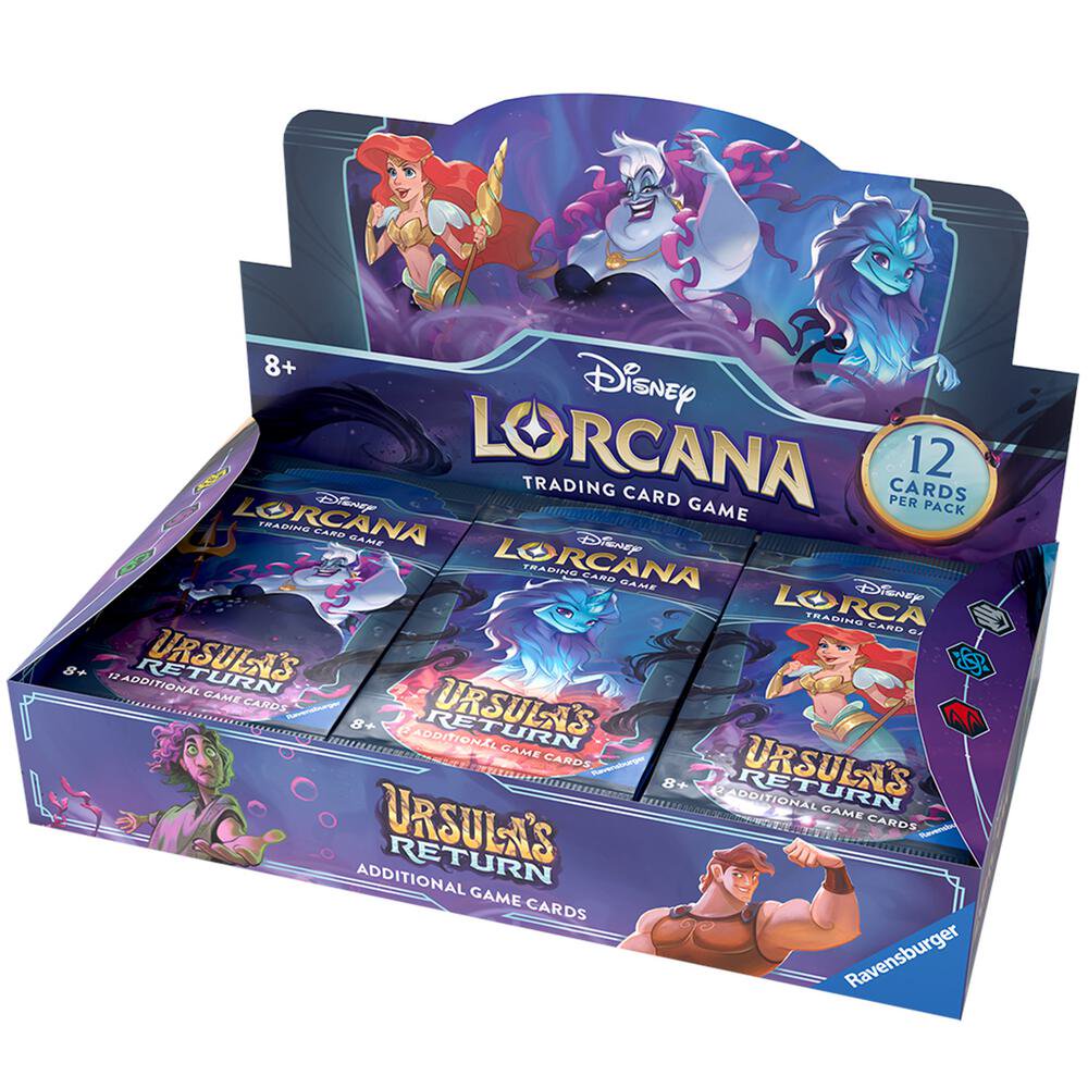 Disney Lorcana TCG Ursula's Return Booster Box - 24 Packs Trading Card Game Packs