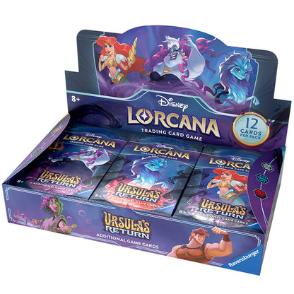 Disney Lorcana TCG Ursula's Return Booster Box - 24 Packs Trading Card Game Packs