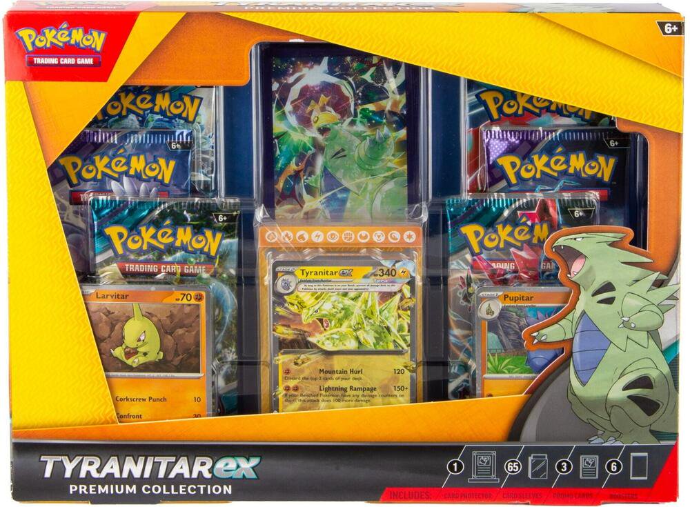 Pokemon TCG Tyranitar ex Box - Pokemon Trading Card Game Booster Packs Collectible Cards
