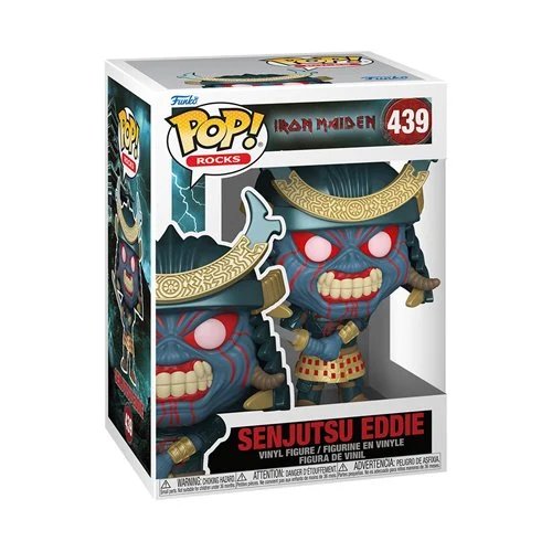 Senjutsu Eddie Funko Pop! Rocks Iron Maiden - Approx. 4 3/4" Collectible Vinyl Figure #439 with Window Display Box