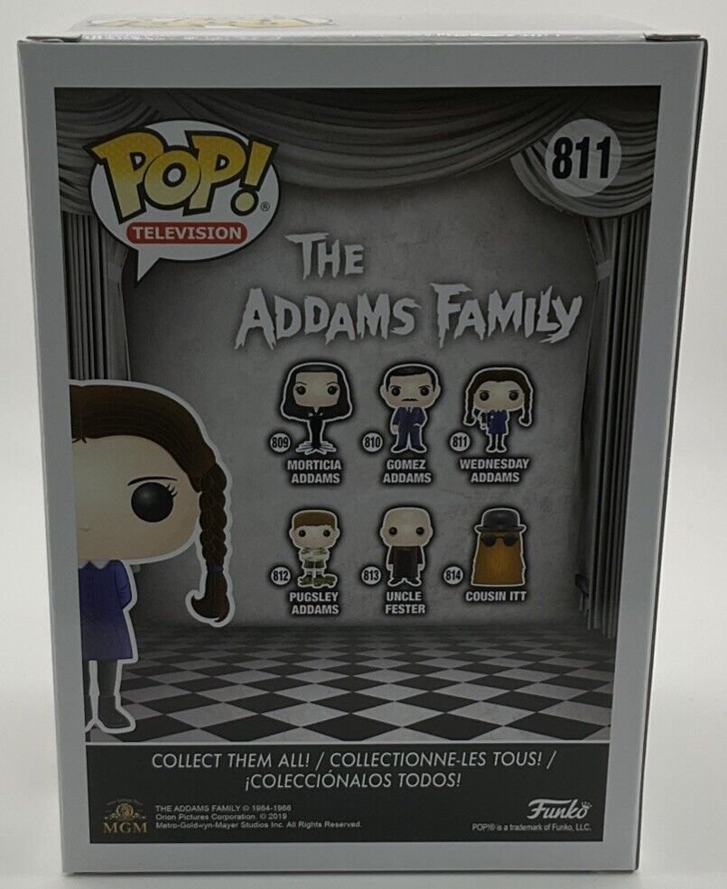 Funko Pop! The Addams Family - Wednesday Addams #811 Signed By Christina Ricci