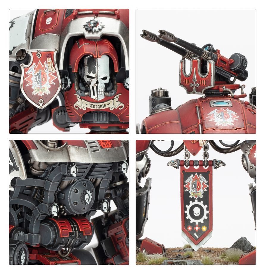 Warhammer 40K Imperial Knights Knight Questoris Model Kit – Multipart Plastic War Machine Figure with 6 Build Configurations for Warhammer 40,000 Armies (PRE-ORDER)