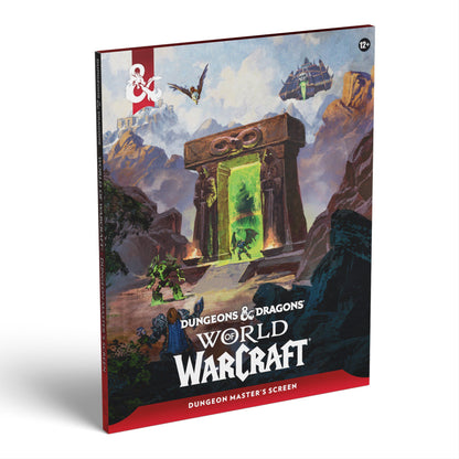 Dungeons & Dragons World of Warcraft Dungeon Master's Screen, DM Screen with Azeroth Artwork, Quick-Reference Rules, Encounters, Faction Renown & Combat Information, Tabletop RPG Accessory (PREORDER - Release Date November 17, 2026)