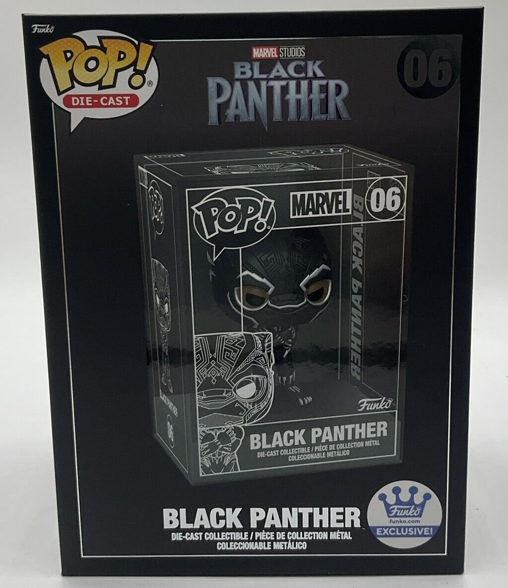 Funko Pop! Diecast: Marvel - Black Panther (Chase) 06 - (Funko Exclusive)