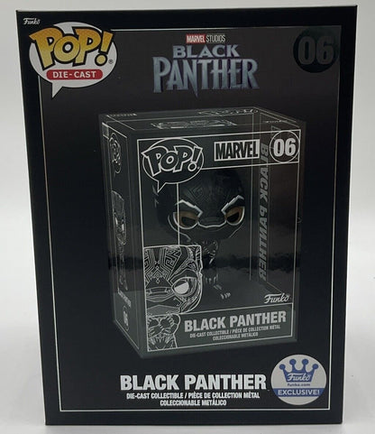 Funko Pop! Diecast: Marvel - Black Panther (Chase) 06 - (Funko Exclusive)