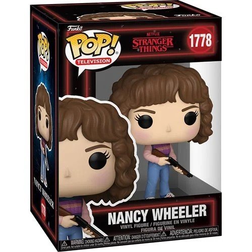 Nancy Wheeler #1778 Funko Pop! Television Stranger Things Season 5 - Approx. 4" Collectible Vinyl Figure Bundled with Display Box Protector Case - Estimated Arrival: Oct. 2025 (PRE-SALE)