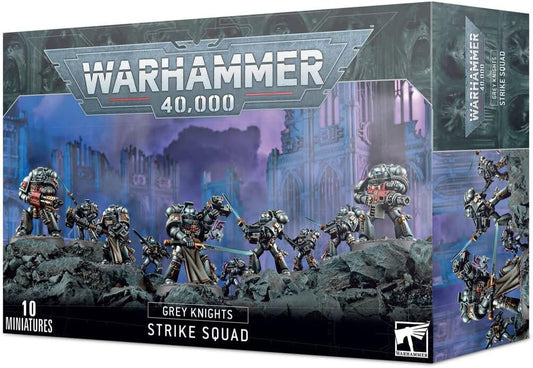 Warhammer 40,000 Grey Knights Strike Squad - 10 Miniatures
