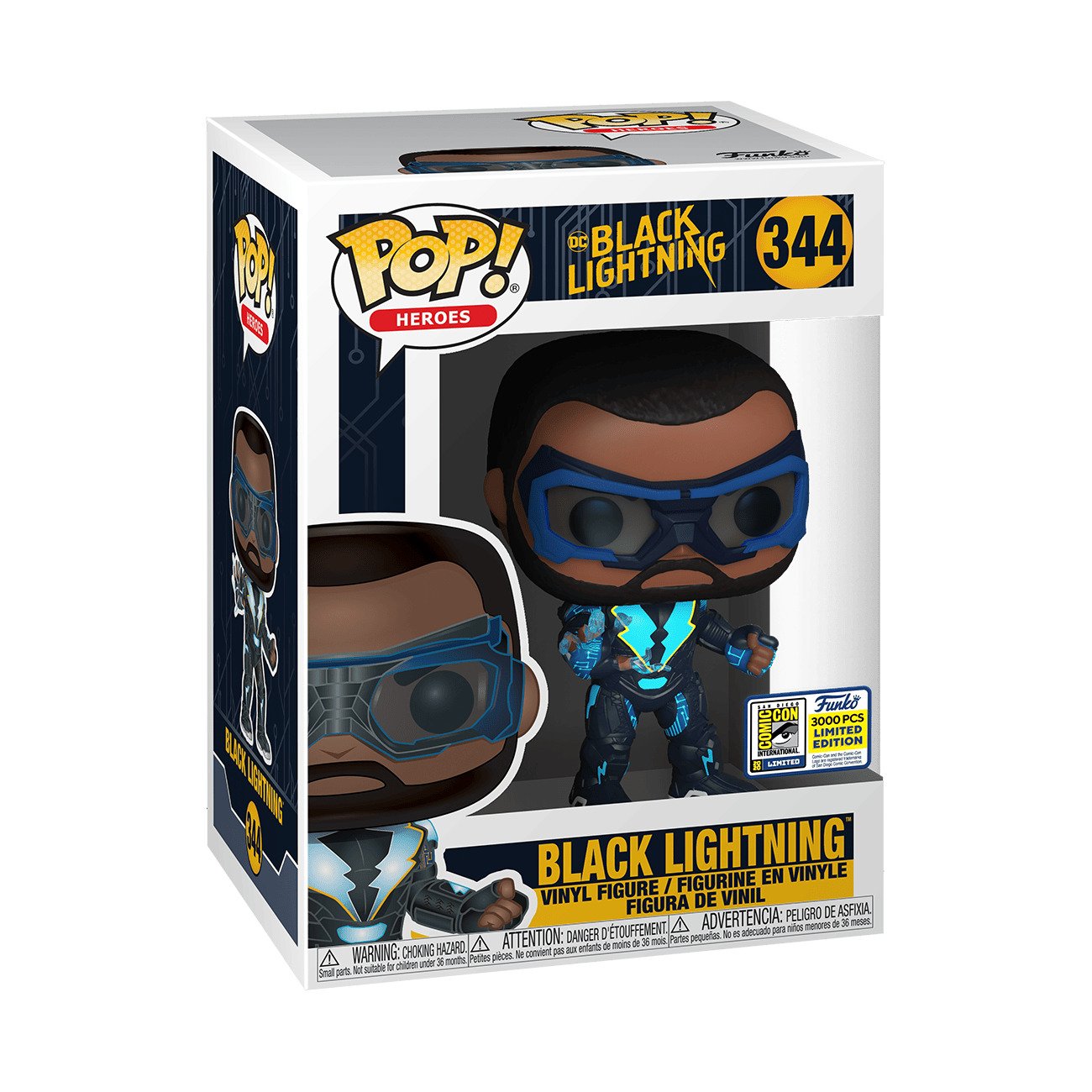 Funko Pop! Vinyl: DC Universe - Black Lightning #344 - SDCC LE3000Pcs