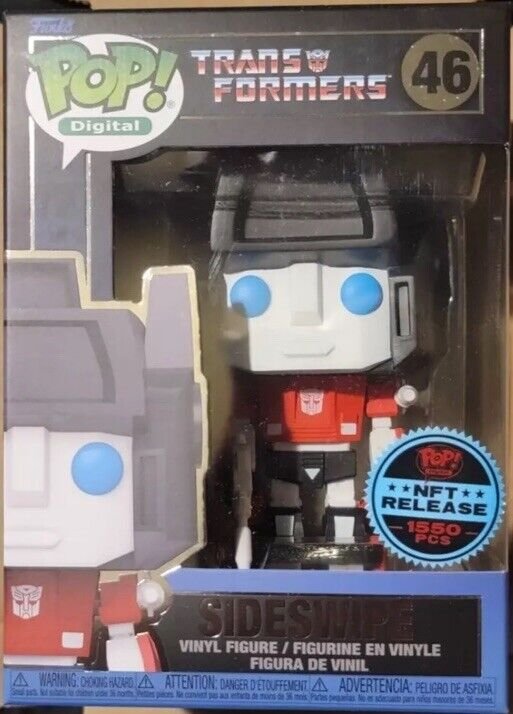 Funko Pop! Vinyl: Transformers - Sideswipe - Funko  (N F T) (Exclusive) #46