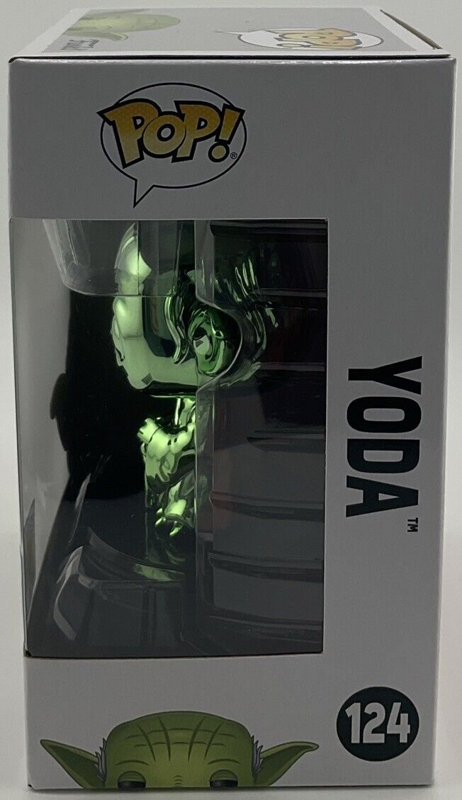 Funko Pop! Star Wars Yoda #124 (Green Box) ECCC 2021 Spring Convention LE