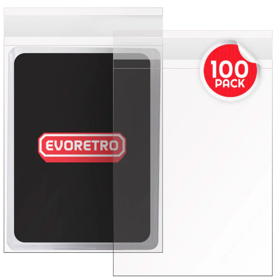ER Team Bags Sleeves Resealable 100 Pack for PSA Graded Card Slabs – Clear Protective Sleeves, Acid-Free, Archival Safe, Scratch Protection for Trading Card Cases (PPRE-ORDER JUNE)