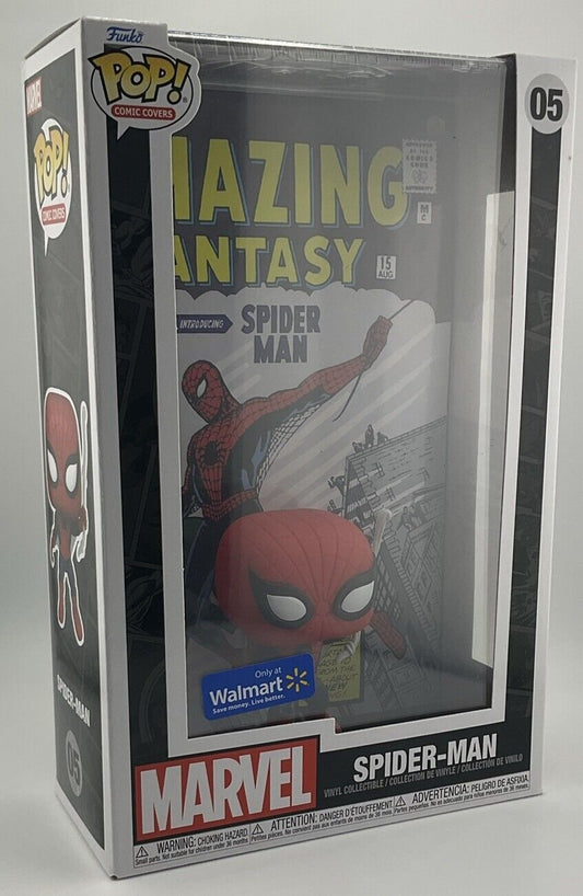 Funko POP Marvel Comic Cover Amazing Fantasy #15 SPIDER-MAN 05 Walmart Exclusive