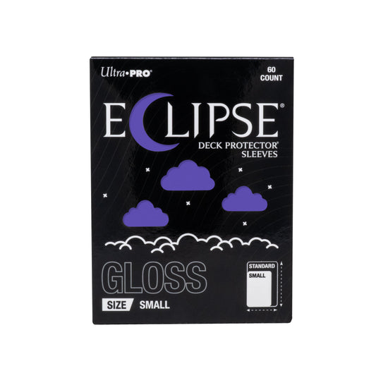 Ultra PRO Eclipse Gloss Small Deck Protector Sleeves Royal Purple 60 Count, Fully Opaque, Split Resistant Card Sleeves for TCG Trading Cards, Card Game Deck Protection & Collectibles (PRE-ORDER AUGUST)