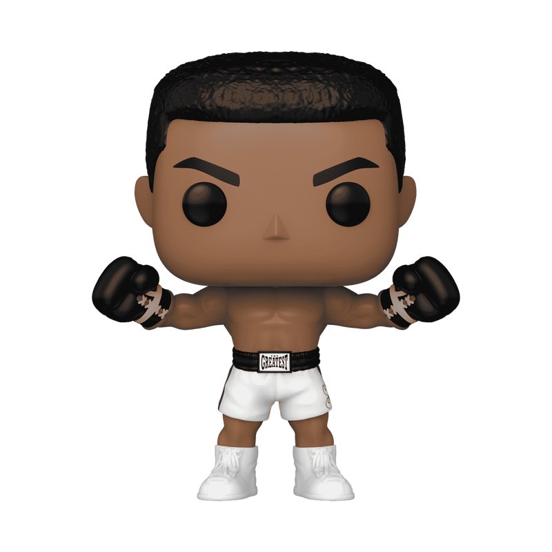 Muhammad Ali Arms Raised Funko Pop! Icon Ali - Approx. 4" Collectible Exclusive Vinyl Figure #80 with Display Box Protector Case