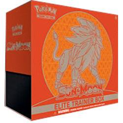 Pokemon TCG Sun and Moon Solgaleo Elite Trainer Box Trading Card Game Collection Set