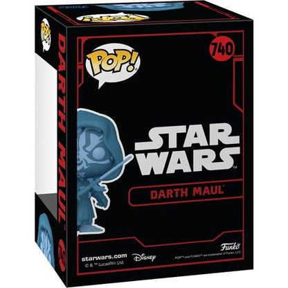 Darth Maul Funko Pop! Star Wars - Specialty Series Limited Edition - Collectible Glows In The Dark Vinyl Figure #740 with Window Display Box (PRE-ORDER)