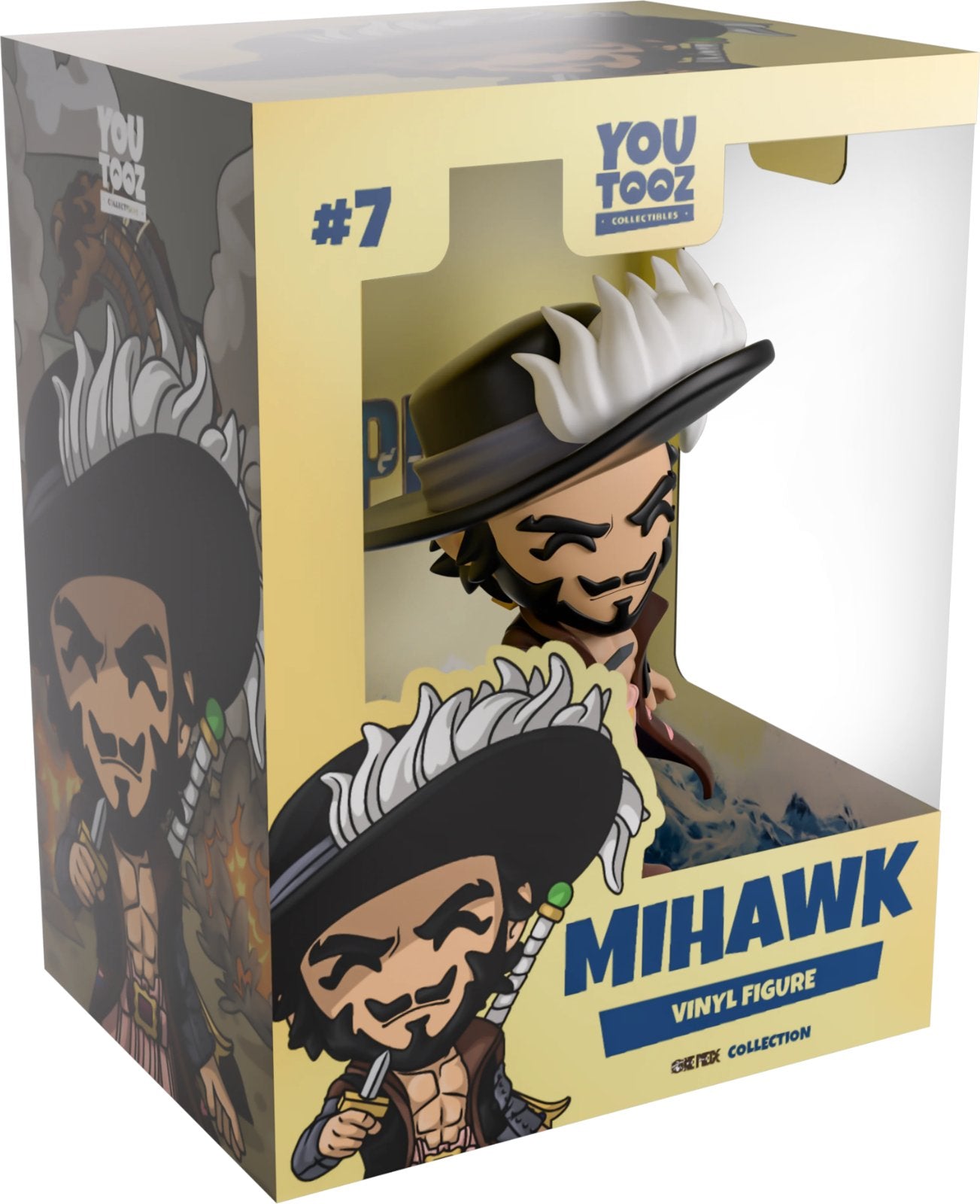 Mihawk Youtooz One Piece Collection - Approx. 4.8" Collectible Vinyl Figure #7 with Window Display Box (PRE-ORDER)