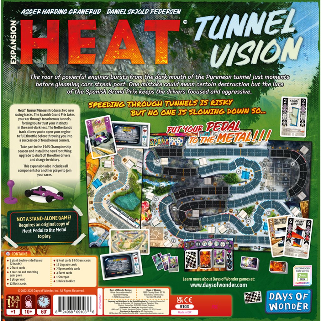 Heat Tunnel Vision Expansion Board Game (PREORDER - Release Date June 2026)