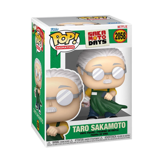 Taro Sakamoto #2058 Funko Pop! Animation Sakamoto Days - Approx. 4" Collectible Vinyl Figure Bundled with Display Box Protector Case - Estimated Arrival: Oct. 2025 (PRE-SALE)