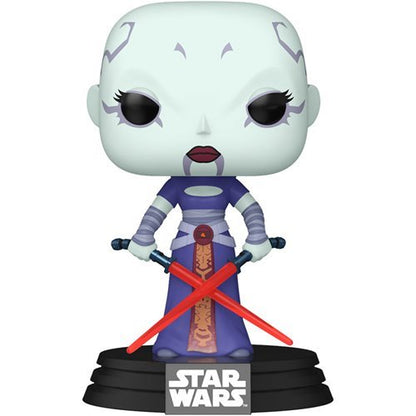 Asajj Ventress #711 Funko Pop! Star Wars: The Clone Wars - Approx. 4 1/2" Collectible Vinyl Figure Bundled with Display Box Protector Case - Estimated Arrival: Nov. 2025 (PRE-SALE)