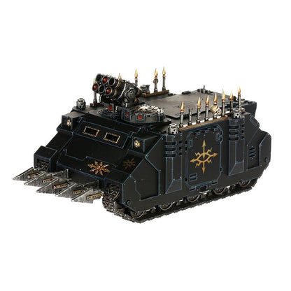Warhammer 40,000 Chaos Rhino Chaos Space Marines Chaos Rhino Vehicle Kit for Warhammer 40K – Customizable Plastic Transport with Weapon & Cosmetic Options, Unpainted Miniature Model (PRE-ORDER)