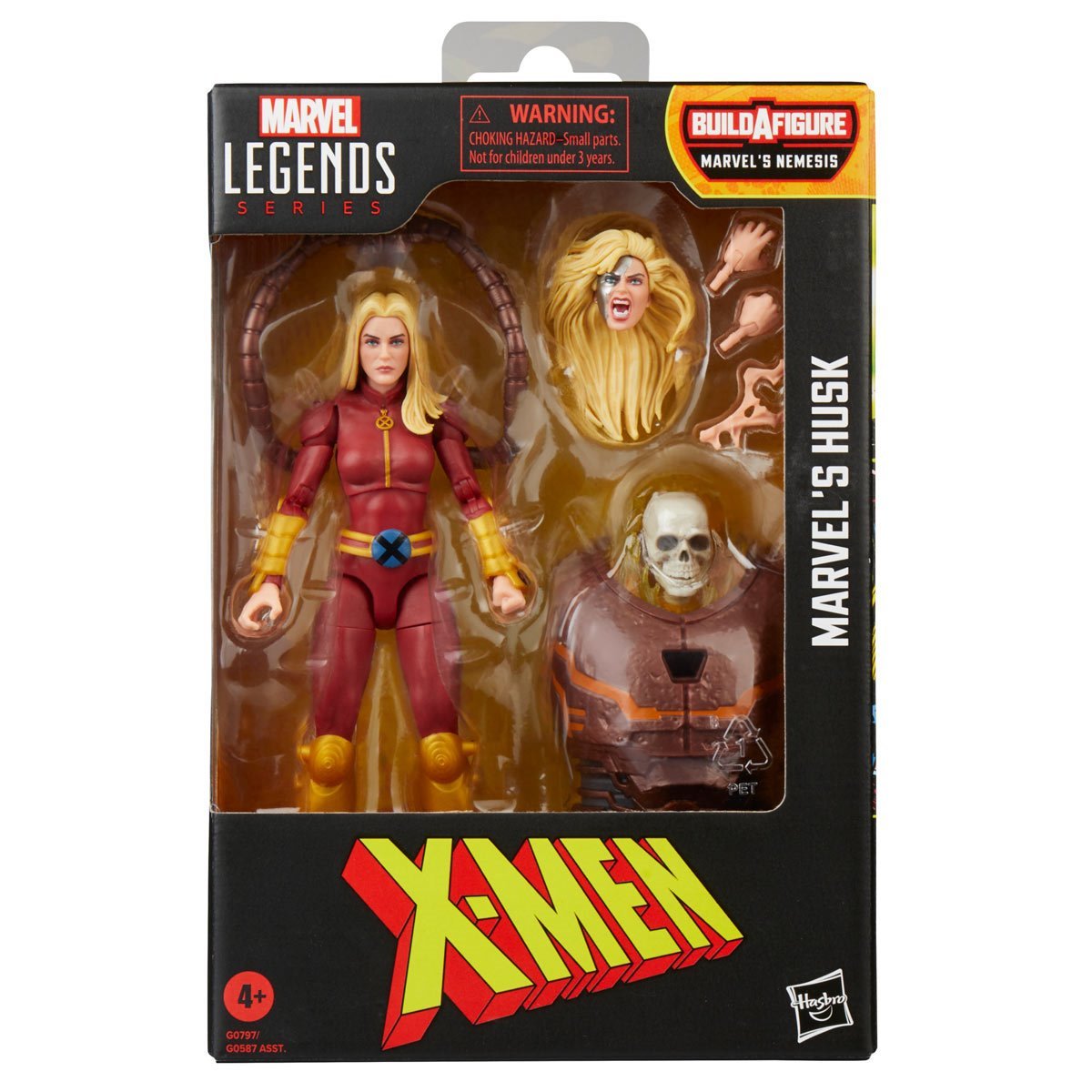 Marvel's Husk Marvel Legends Series X-Men - 6" Build A Figure Marvel's Nemesis by Hasbro