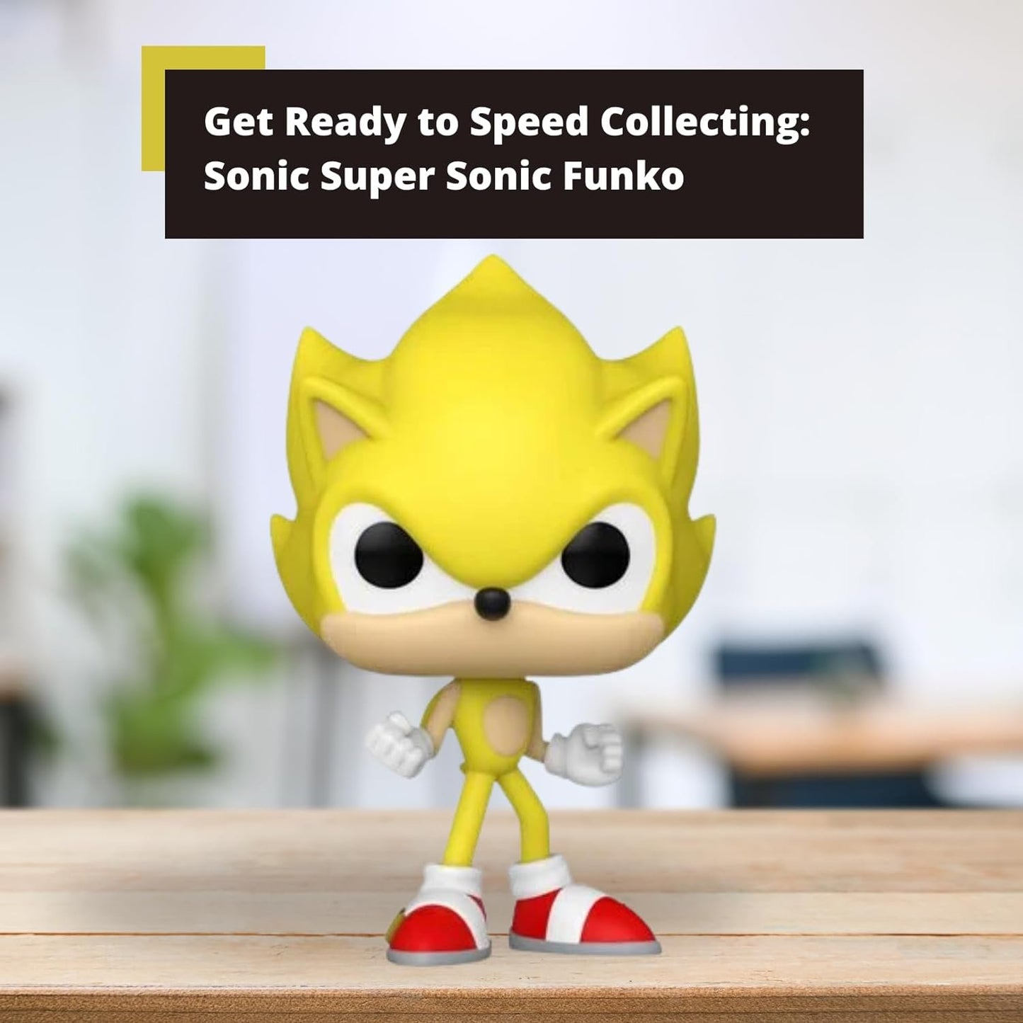 Super Sonic Funko Pop! Games Sonic the Hedgehog - AAA Anime Exclusive Vinyl Figure #923 with Display Box Protector Case